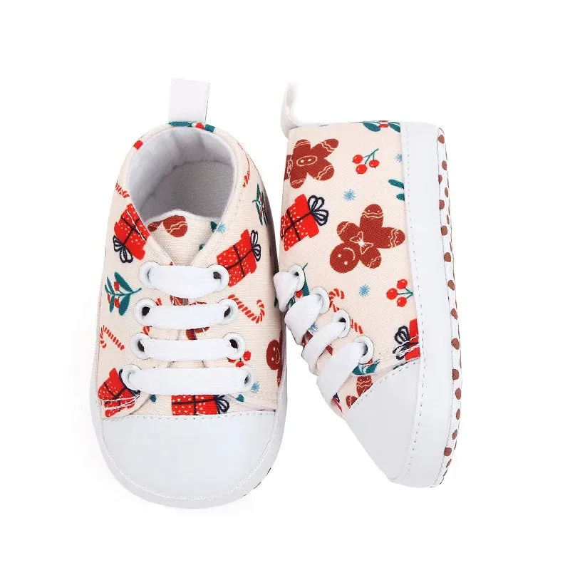 0-18M Baby Girls Flower Leopard Print Shoe
