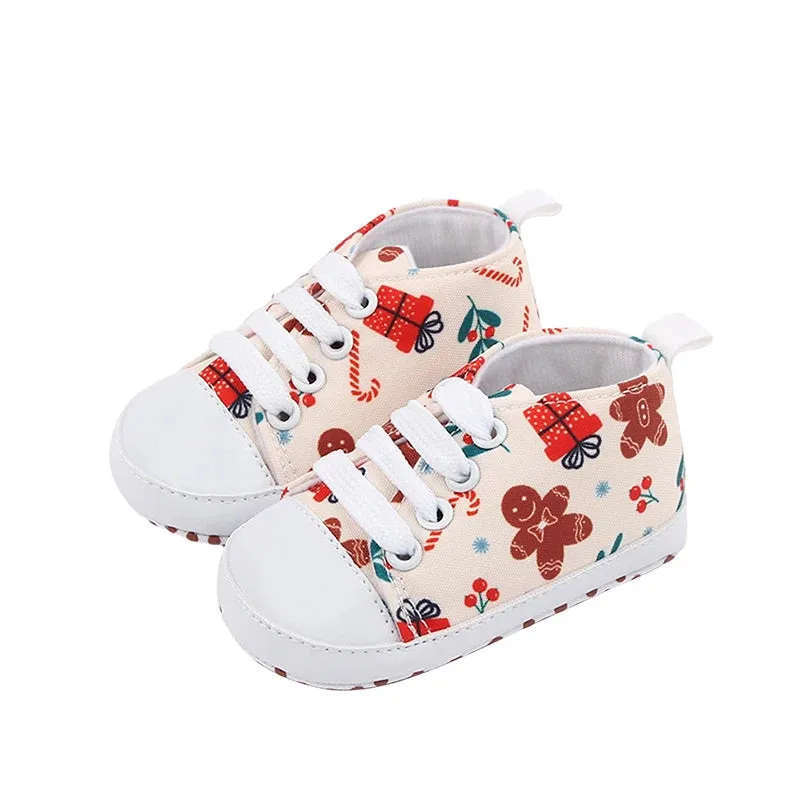 0-18M Baby Girls Flower Leopard Print Shoe