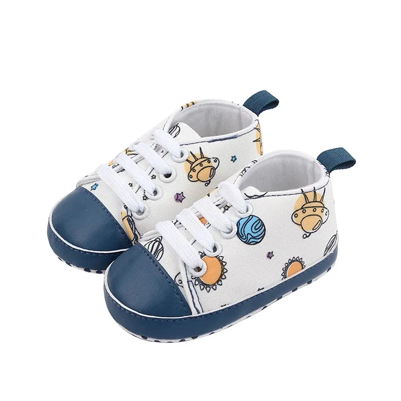 0-18M Baby Girls Flower Leopard Print Shoe