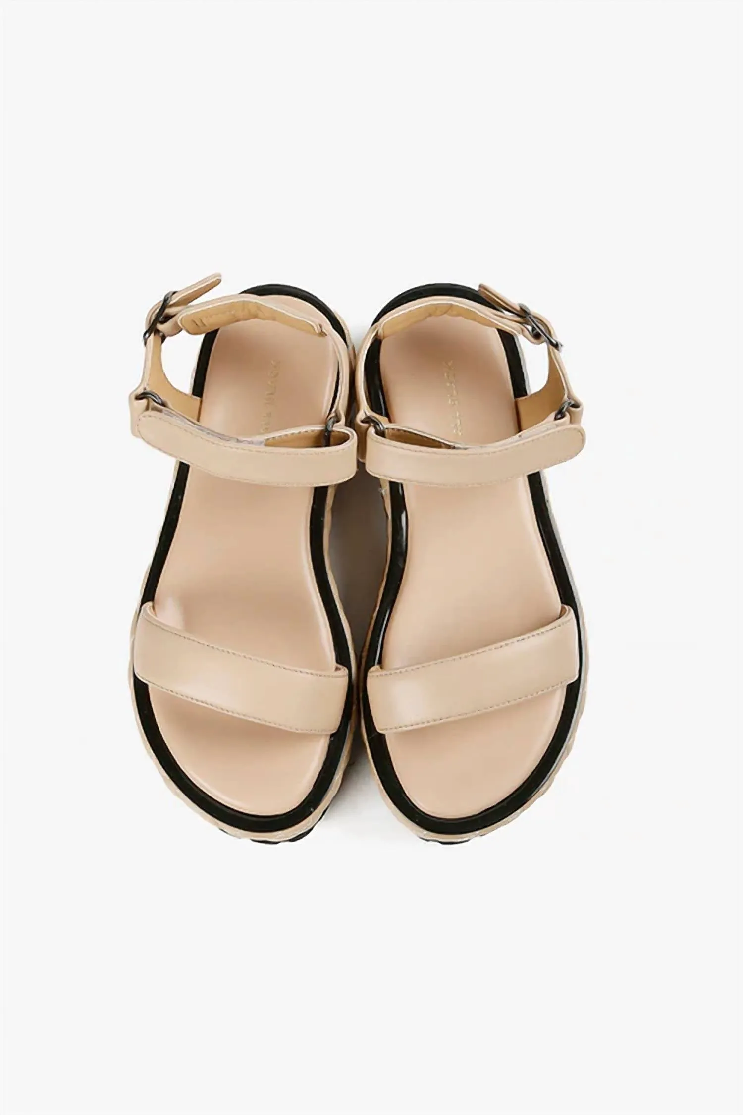 All Black - Womens Quilted Vel Sandals