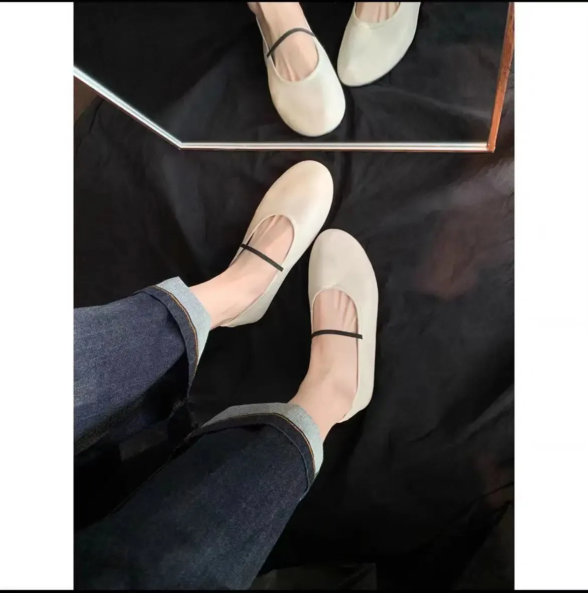 binfenxie  -  Slip On Shoes For Women Autumn Female Footwear Modis Round Toe Casual Sneaker Ballet Flats Slip-on Fall Dress 2024 Summer New