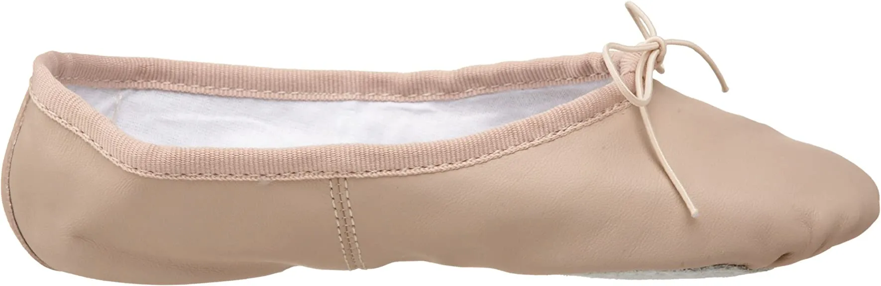 Capezio CG2002 Leather Split-Sole Ballet Shoe - Rose Quartz/Tan
