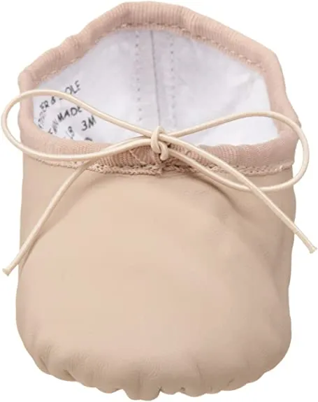 Capezio CG2002 Leather Split-Sole Ballet Shoe - Rose Quartz/Tan