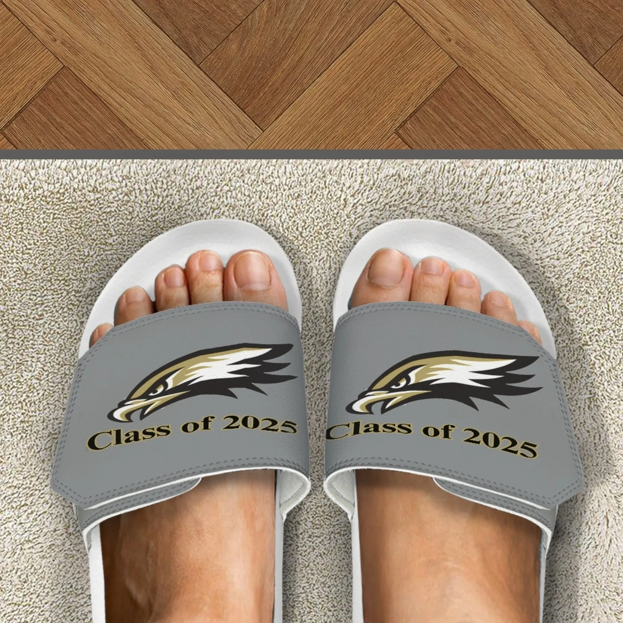 CVHS Blackhawk Class of 2025 Logo Unisex Adjustable Strap Slides