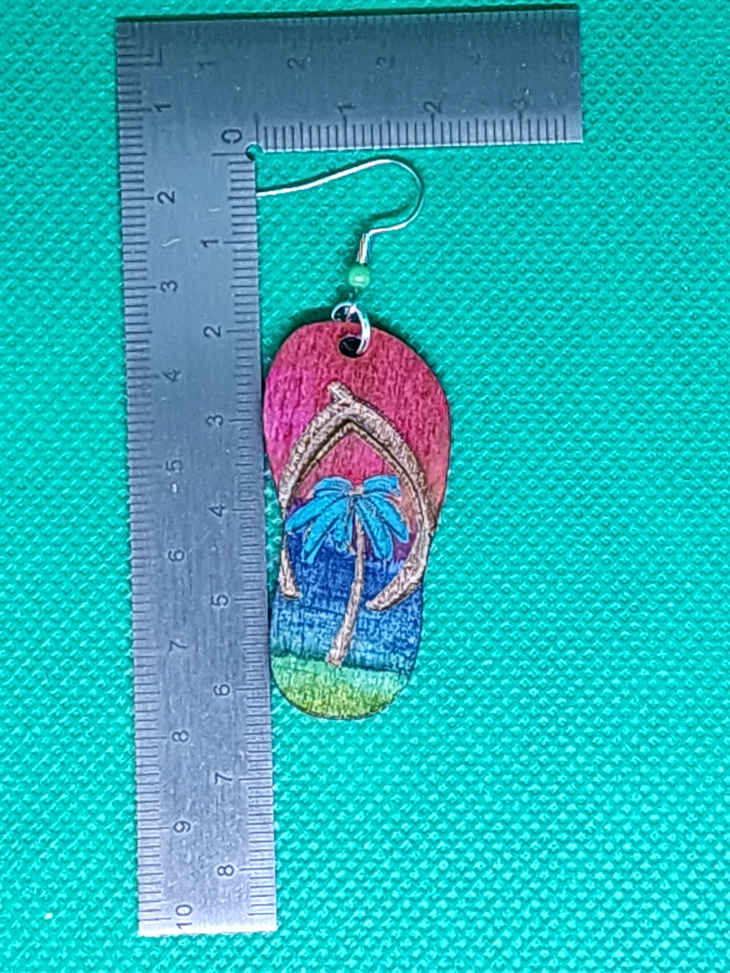 Flip Flop - Pendientes de madera