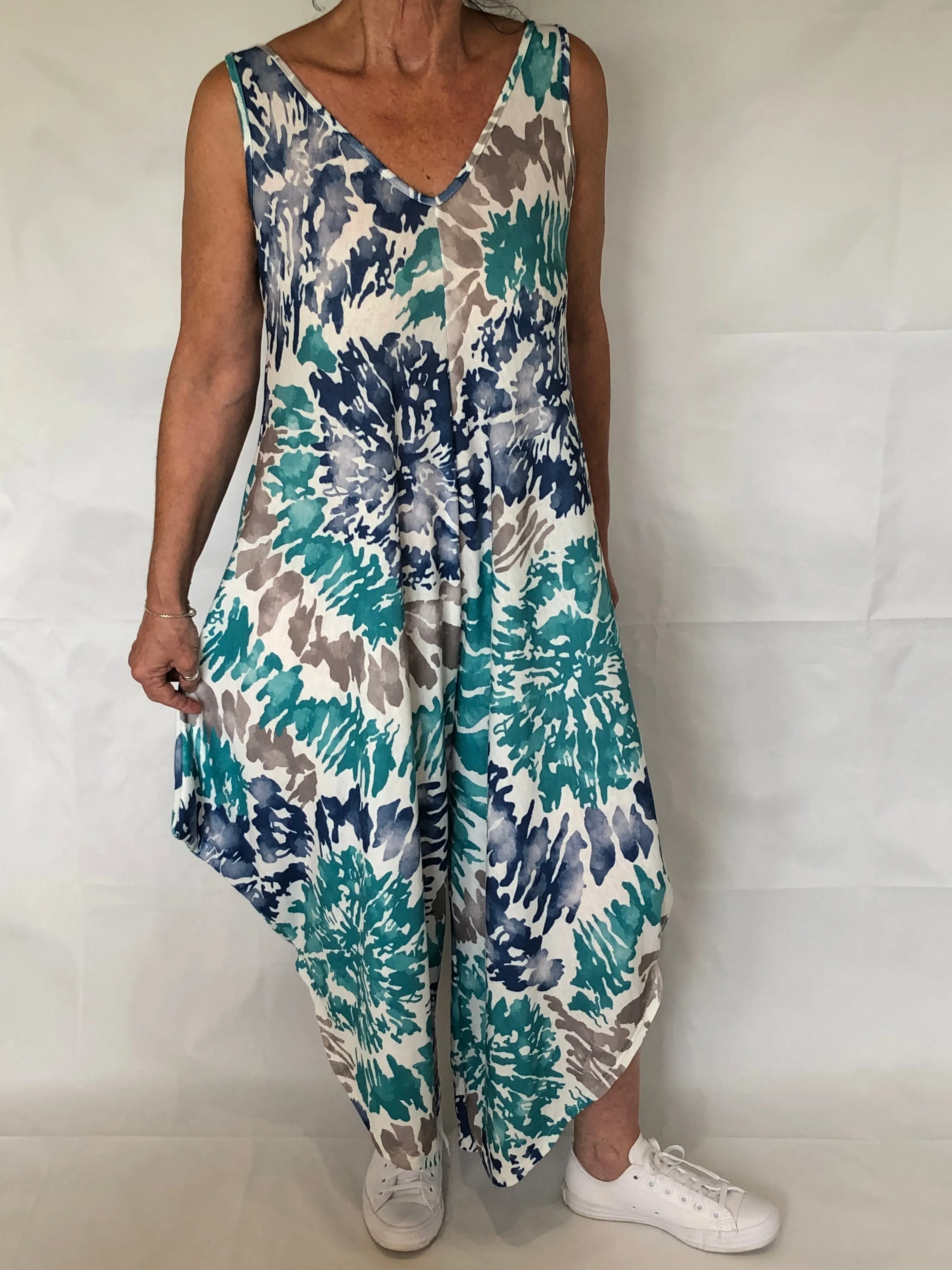 Harem Multi Tie Dye Jumpsuit