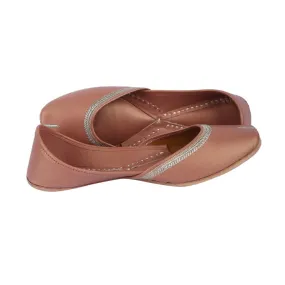 Light Copper Women Hand-Crafted Jutti | Summery | Casual | Day Wear