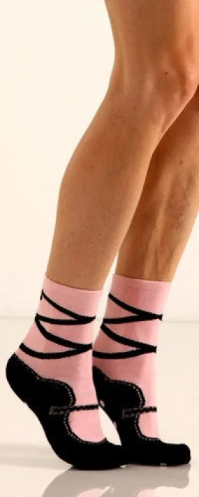 Non-Skid Ballet Slipper Socks (Women's)