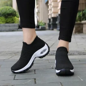 Women's Breathable Air Cushion Walking Running Shoes, Multi-Color, 2020 Sneaker