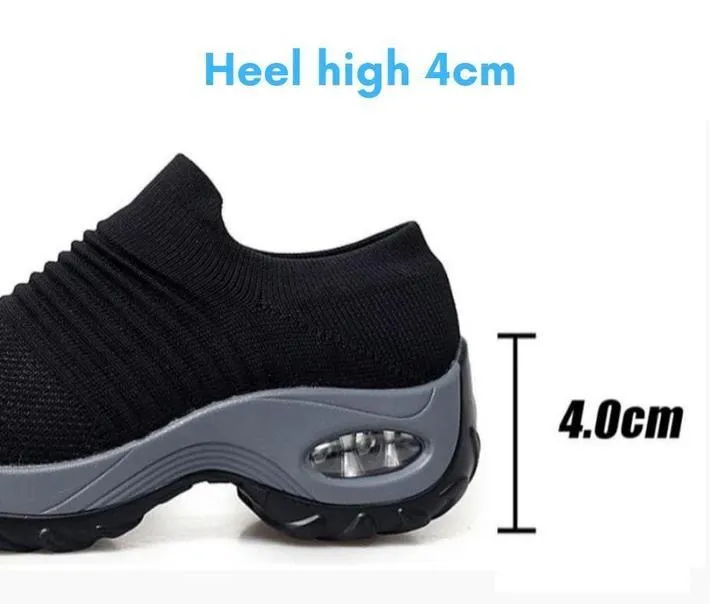 Women's Breathable Air Cushion Walking Running Shoes, Multi-Color, 2020 Sneaker