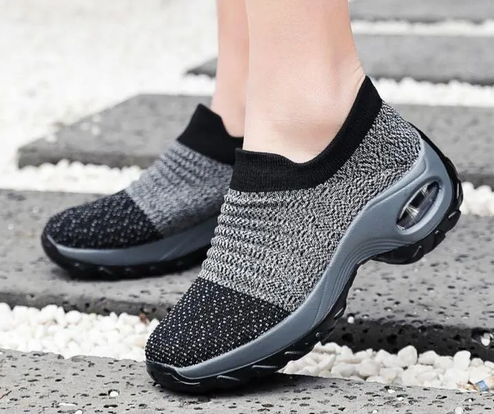 Women's Breathable Air Cushion Walking Running Shoes, Multi-Color, 2020 Sneaker